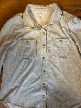 Travis Mathew Light Gray Button-Up Knit Cardigan